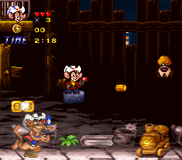 American Tail, An - Fievel Goes West (USA) In game screenshot